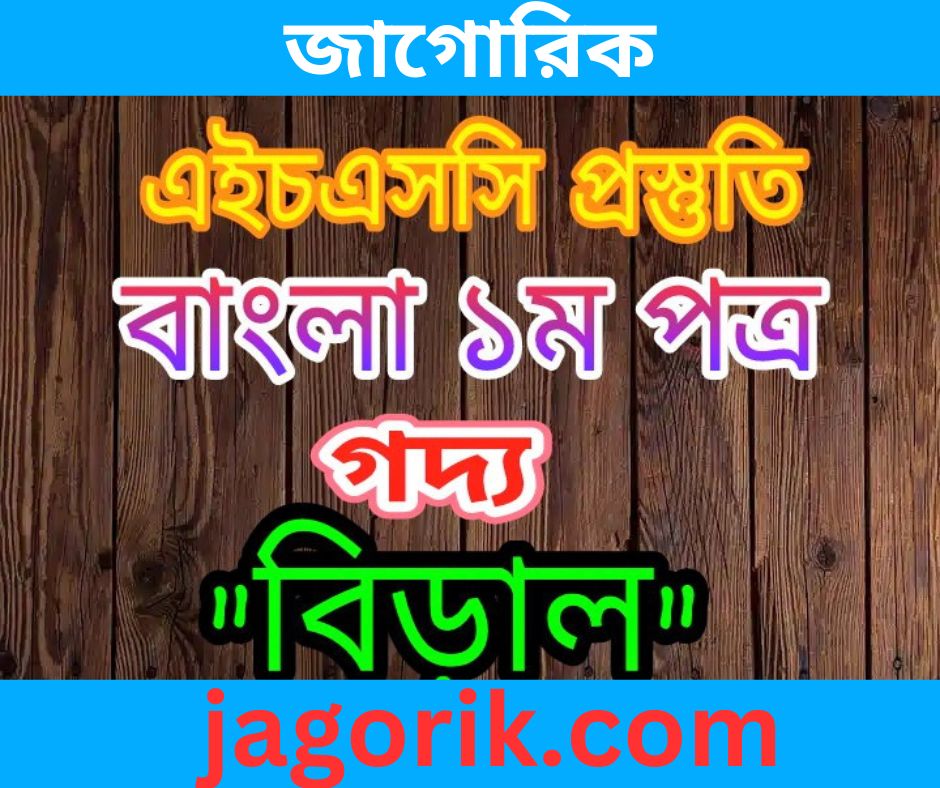 HSC বিড়াল সৃজনশীল প্রশ্নোত্তর ৭-১১ বাংলা ১ম PDF Download