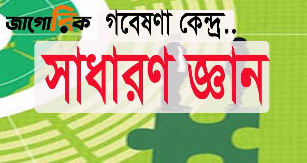 সাধারণ জ্ঞান প্রশ্ন ও উত্তর: গবেষণা কেন্দ্র কয়টি ও কোথায়