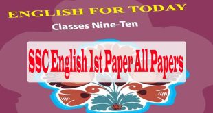 SSC English 1st Paper All Papers