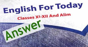 HSC English 1st Paper Unit Five Lesson 2 Answer