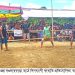 শান্তিগঞ্জের বগুলারকাড়া গ্রামের স্কুল মাঠে কাবাডি খেলা