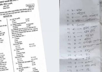 পরীক্ষার আগেই ফেসবুকে উত্তরপত্র!